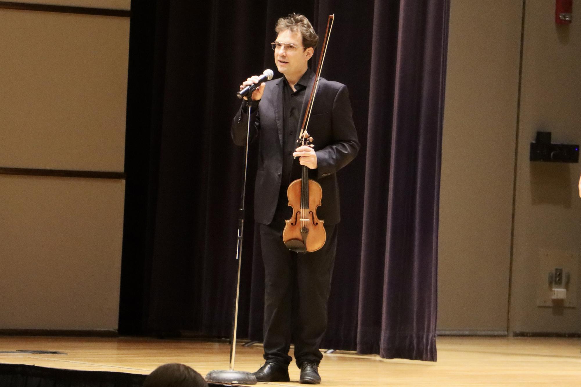 String orchestra and quartet perform at White Concert Hall