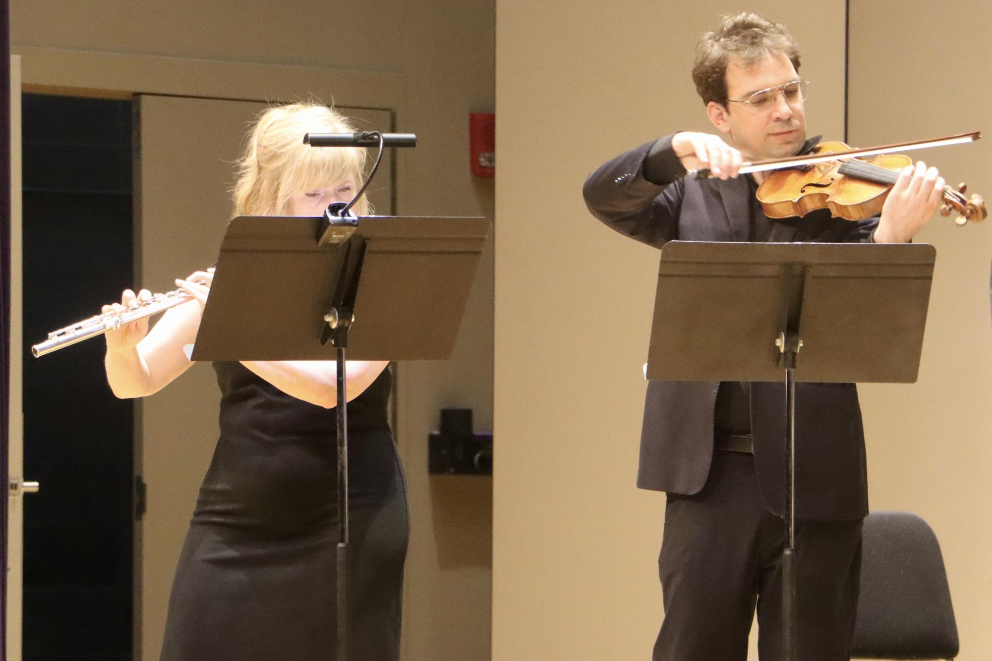 String orchestra and quartet perform at White Concert Hall